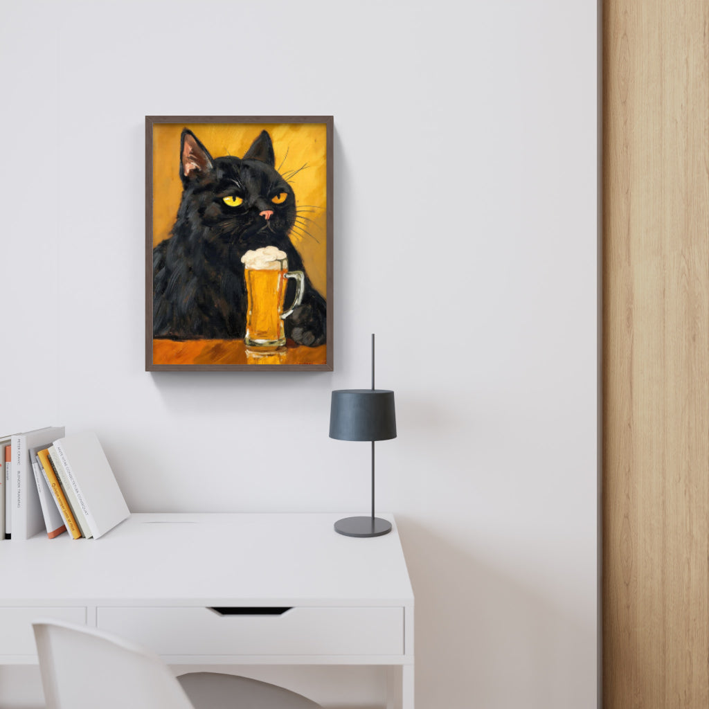 Katt på bar
