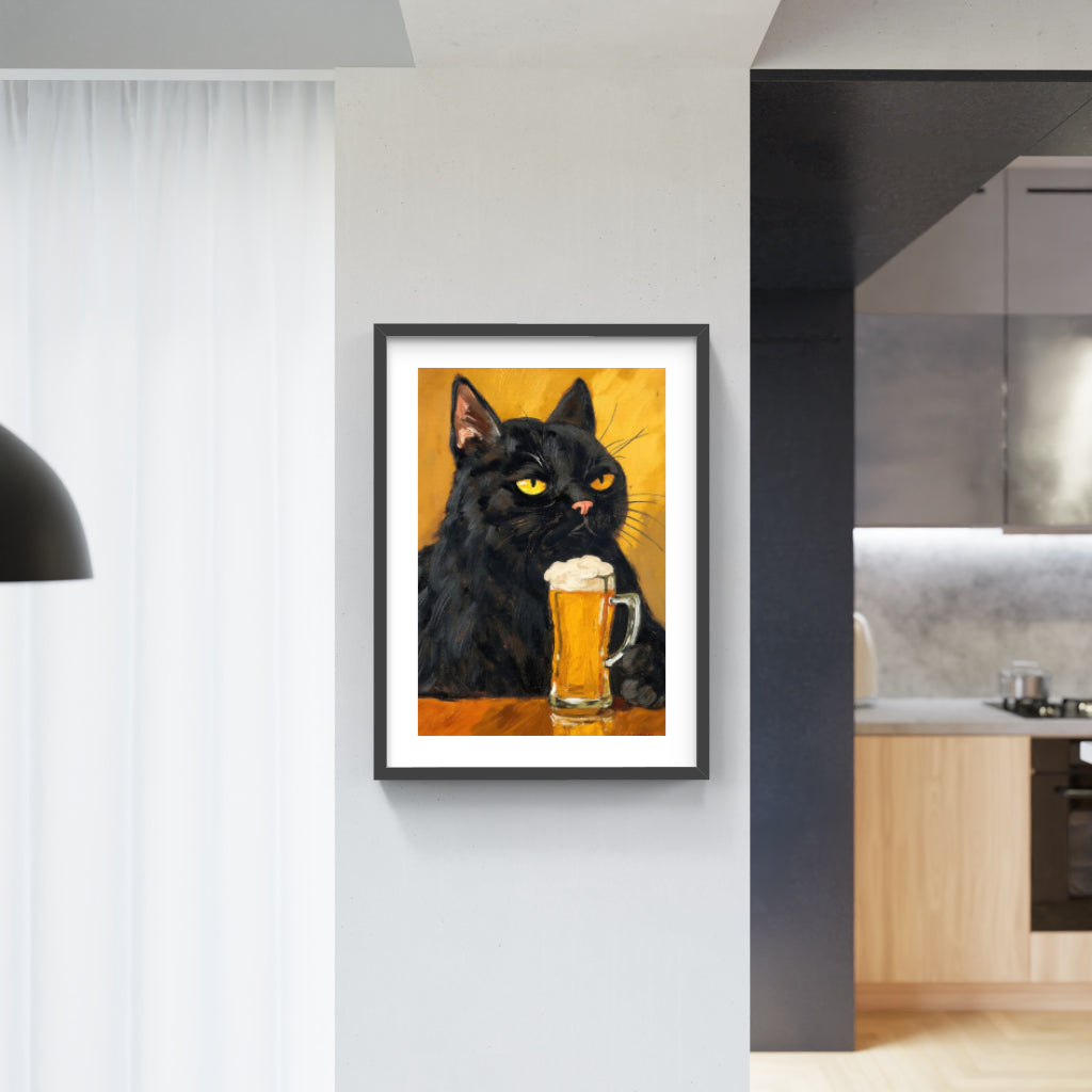 Katt på bar