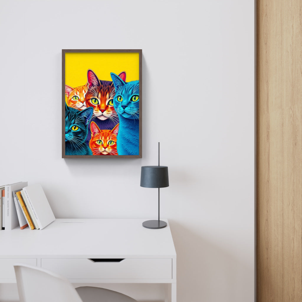 Färgstarka katter