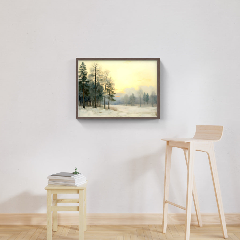 Den vinterdimmiga skogen