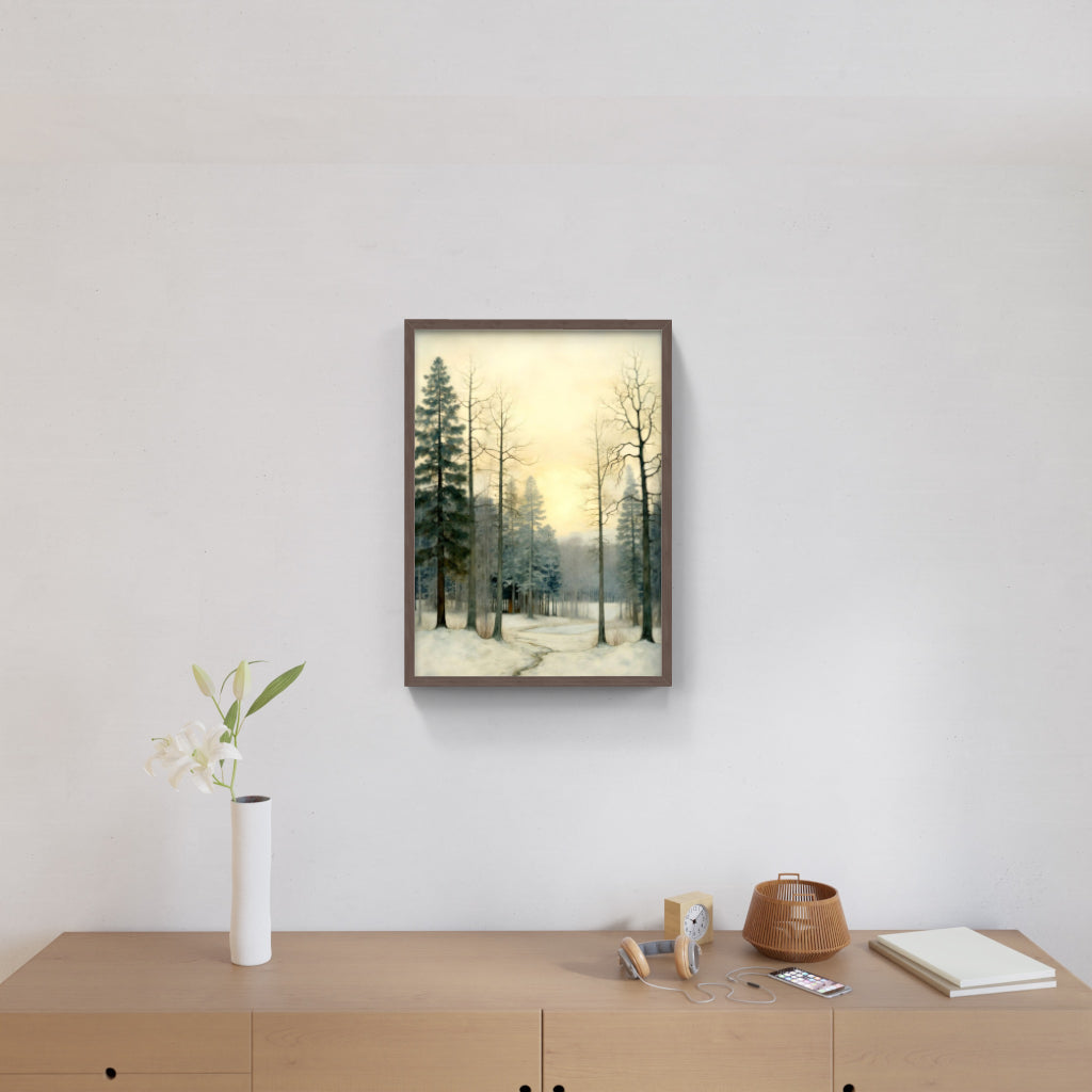 Den vinterklädda skogen