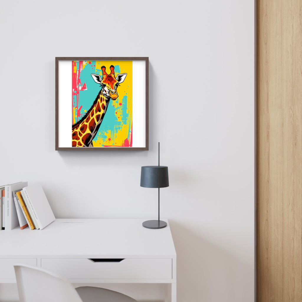 Färgstark giraff