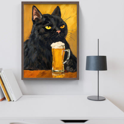 Katt på bar