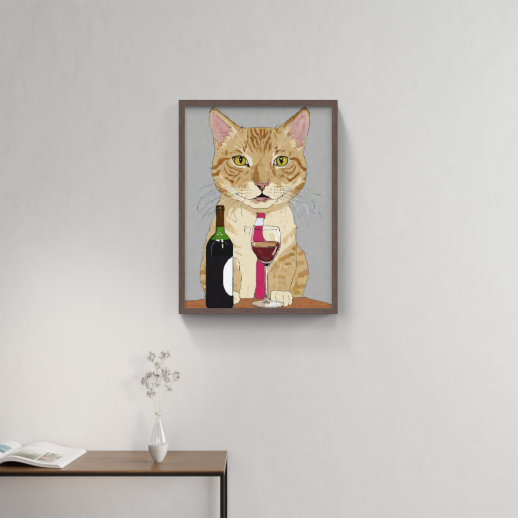 Vinälskande katt