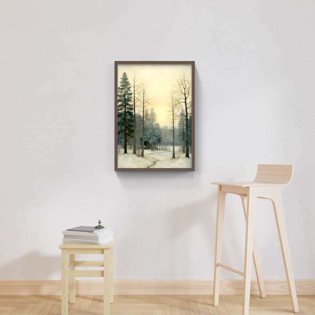 Den vinterklädda skogen