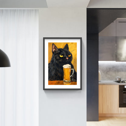 Katt på bar