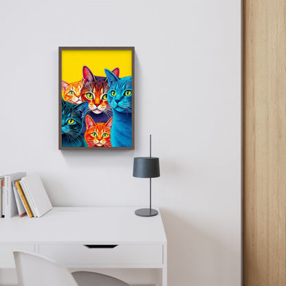 Färgstarka katter
