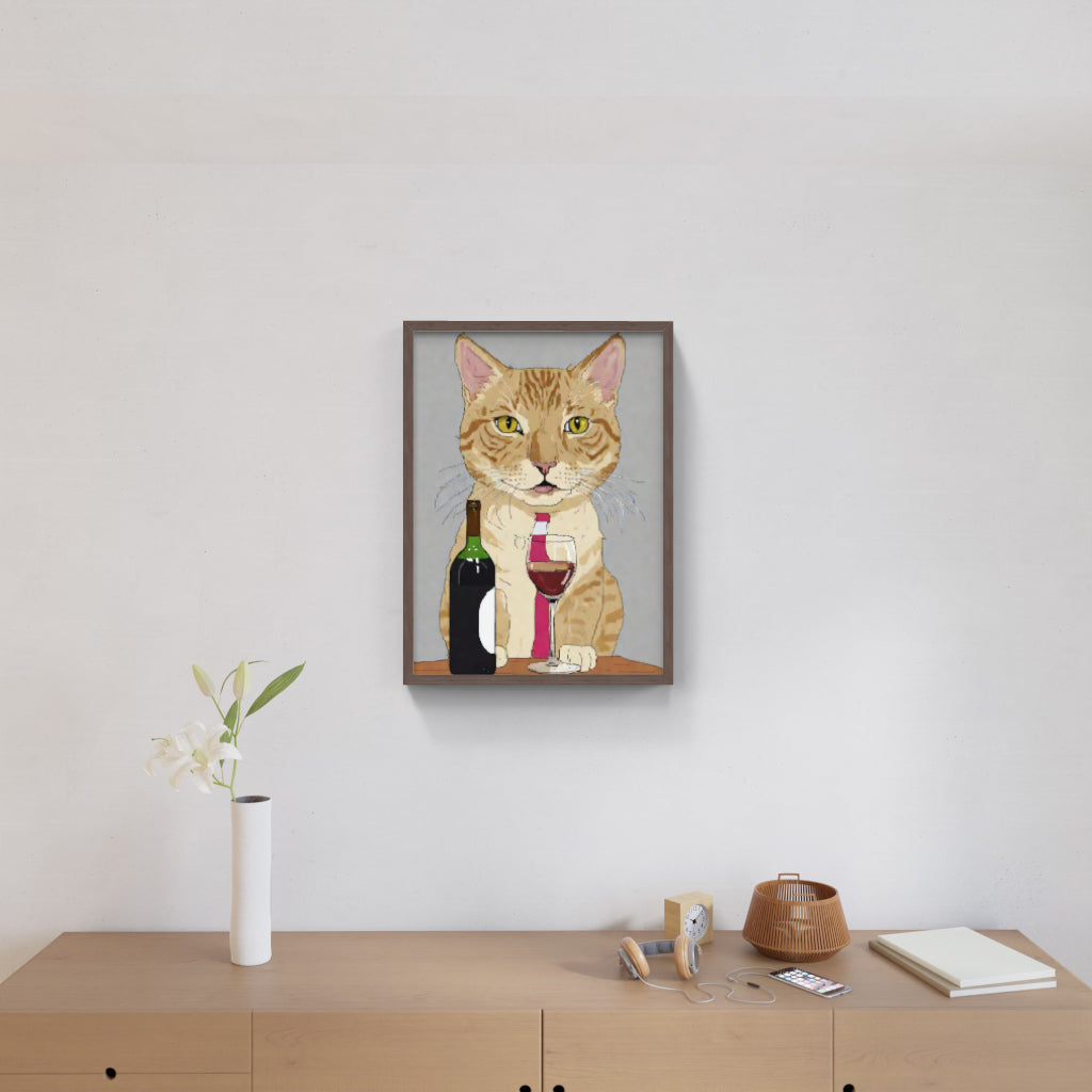 Vinälskande katt
