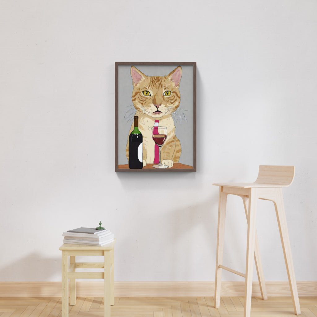 Vinälskande katt