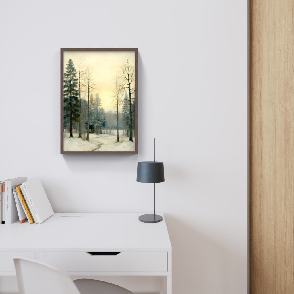 Den vinterklädda skogen
