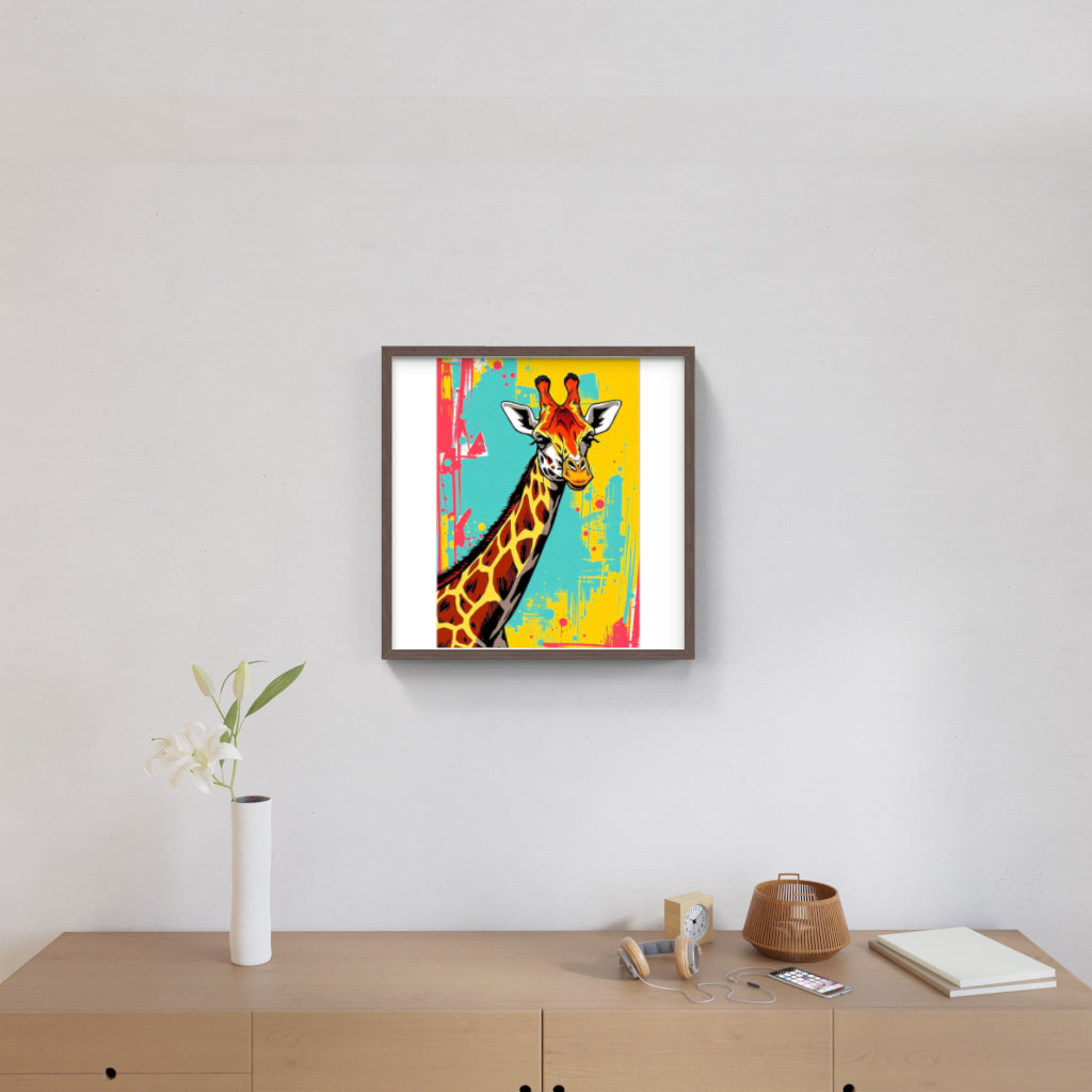 Färgstark giraff