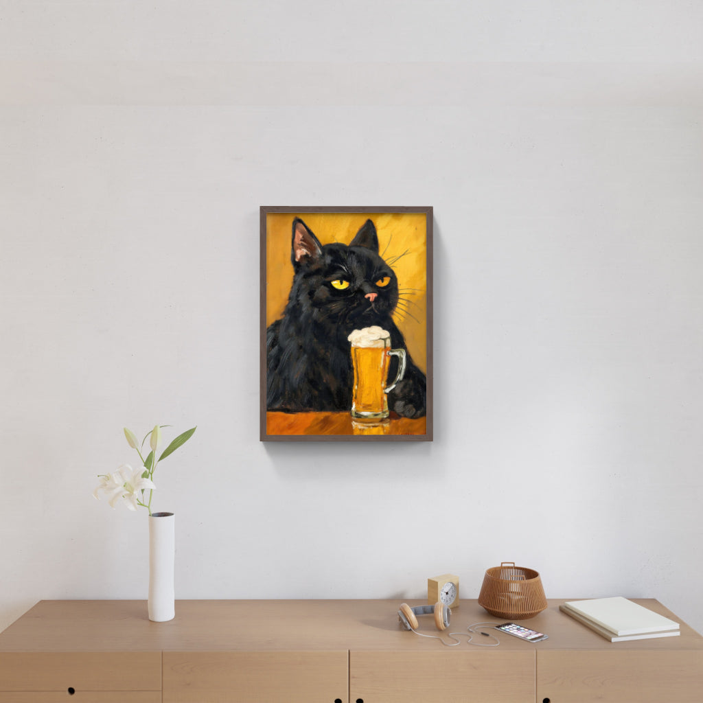 Katt på bar