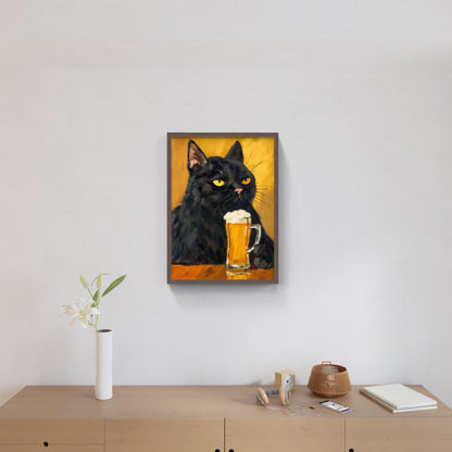 Katt på bar