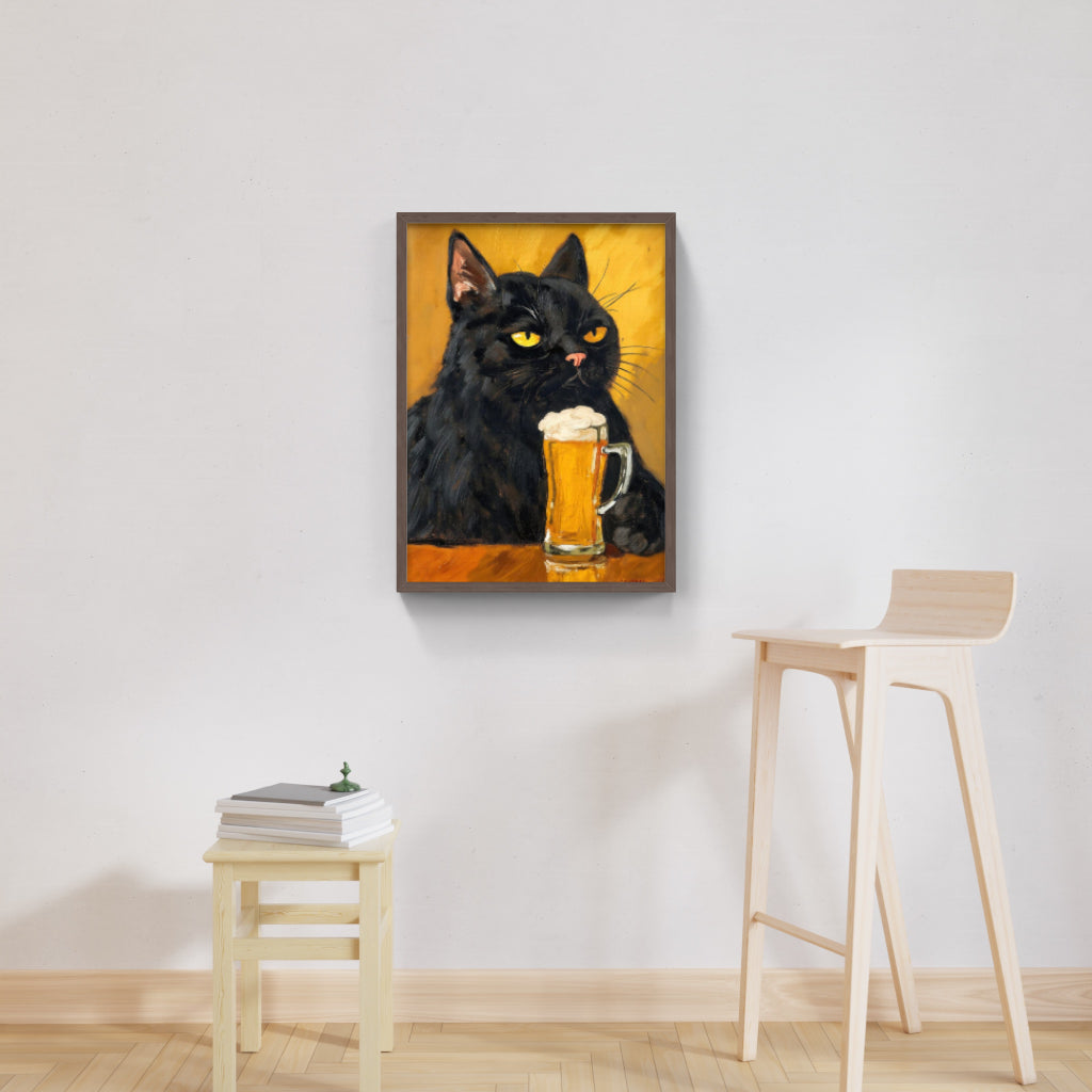 Katt på bar