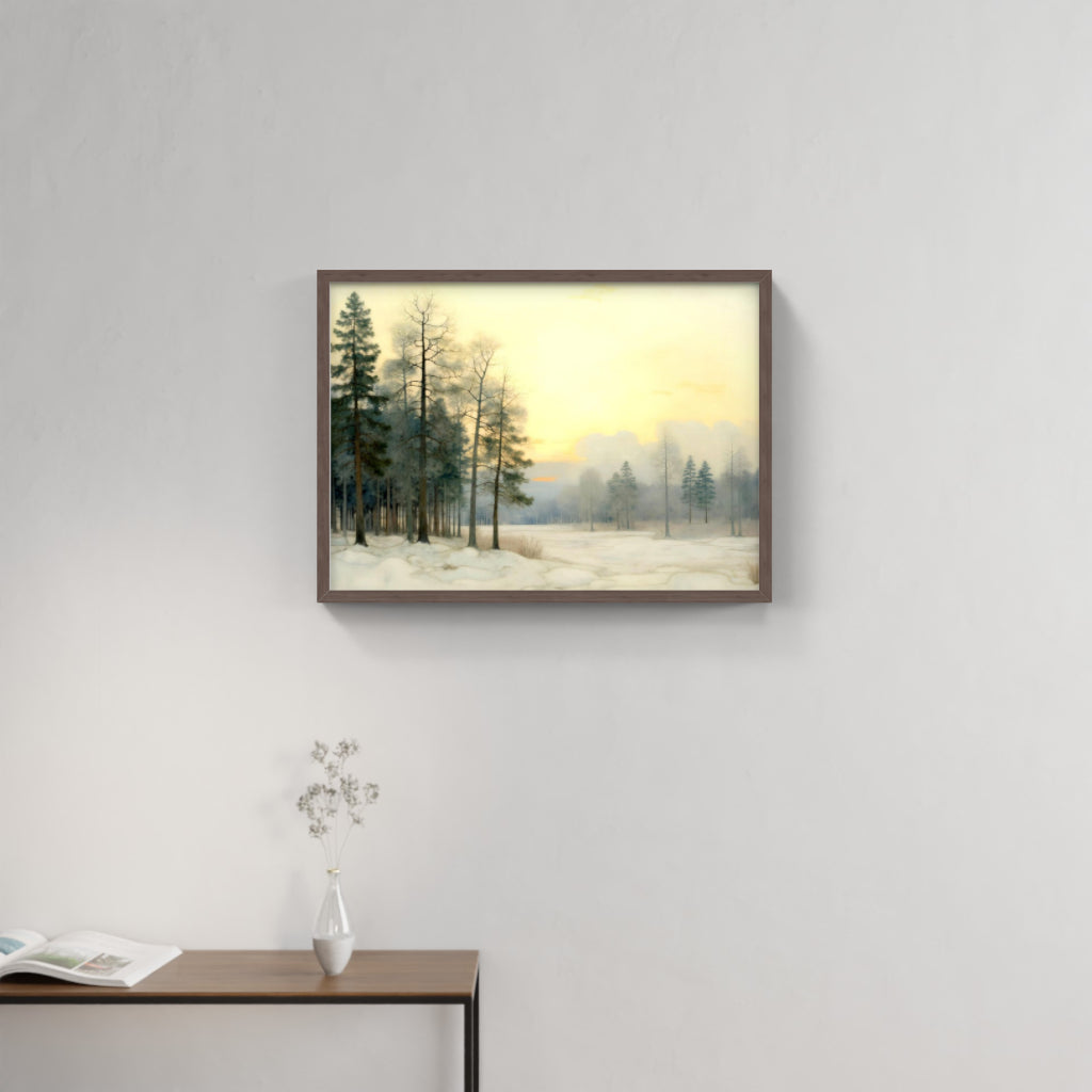Den vinterdimmiga skogen
