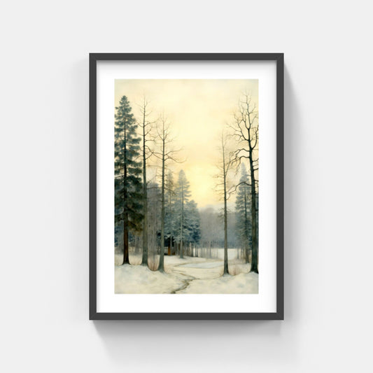 Den vinterklädda skogen