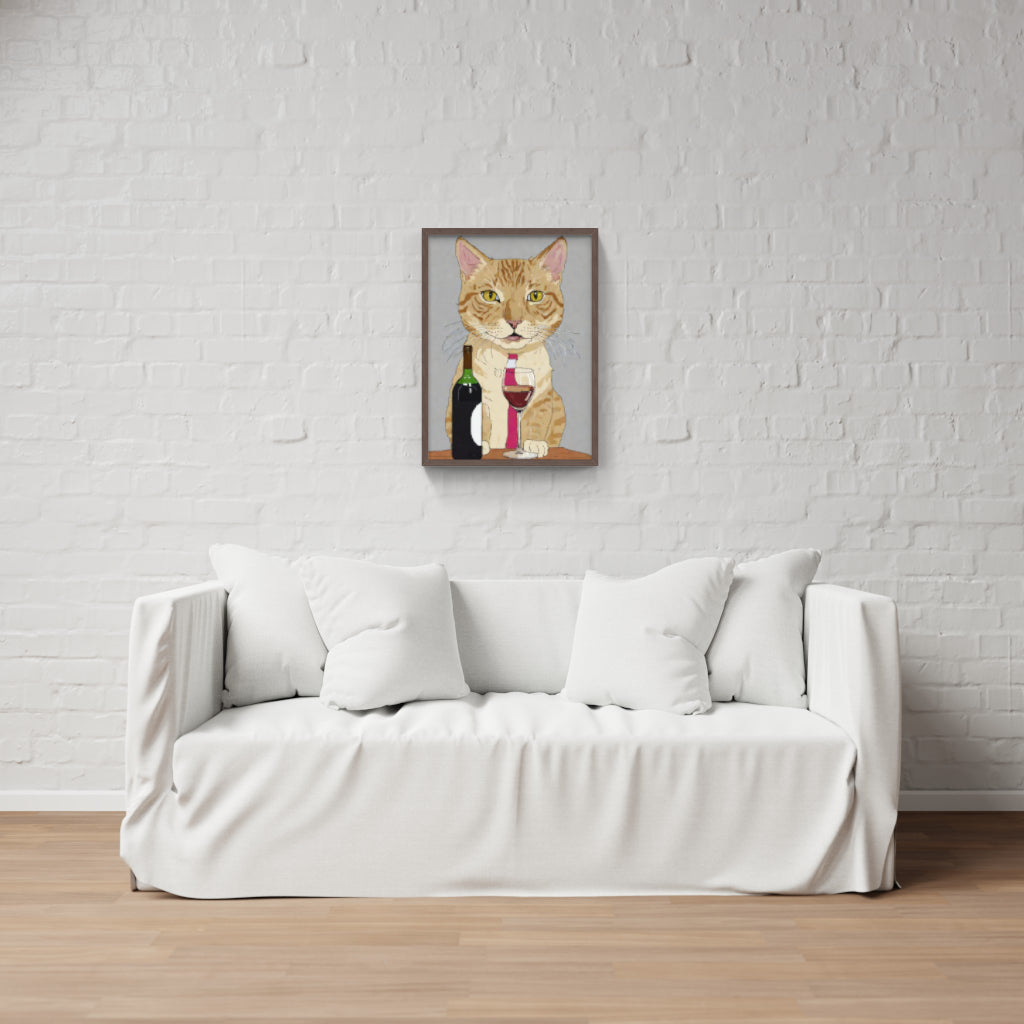 Vinälskande katt