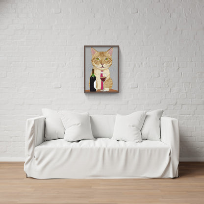 Vinälskande katt
