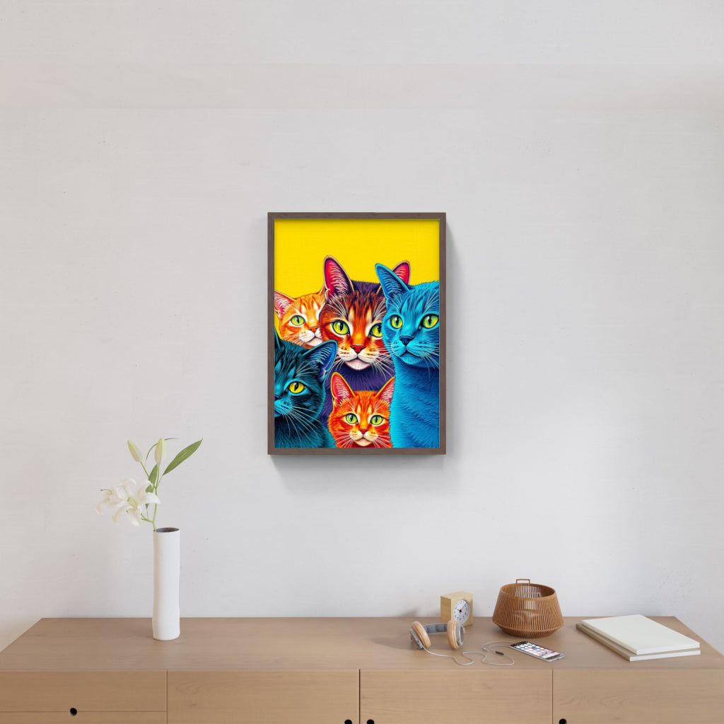 Färgstarka katter