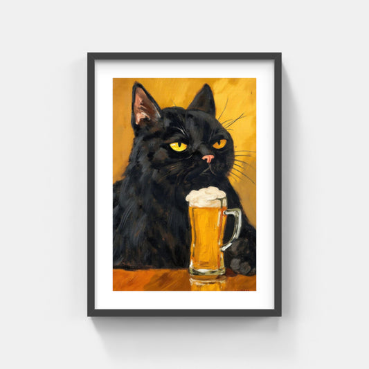 Katt på bar