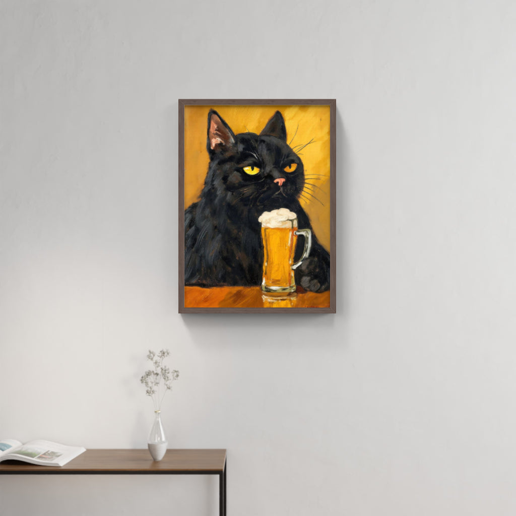 Katt på bar