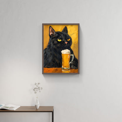 Katt på bar