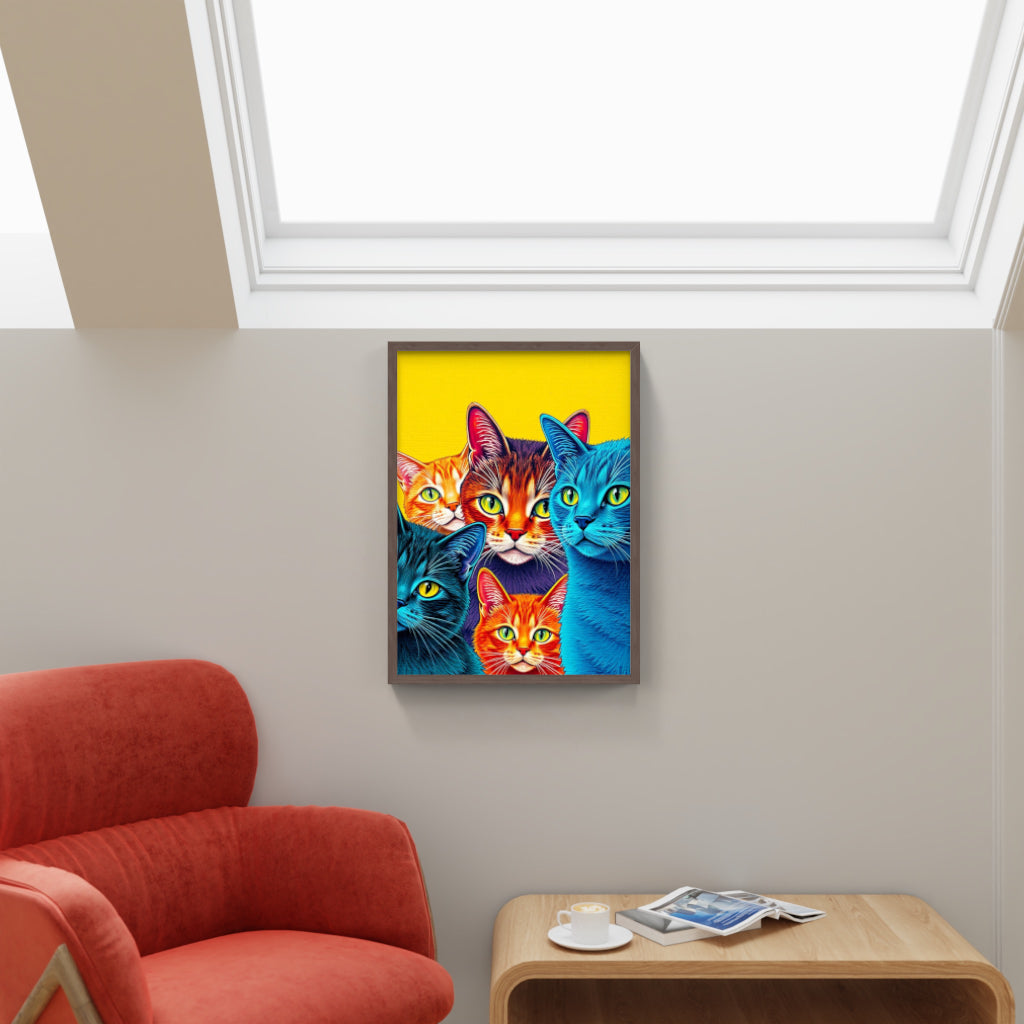 Färgstarka katter