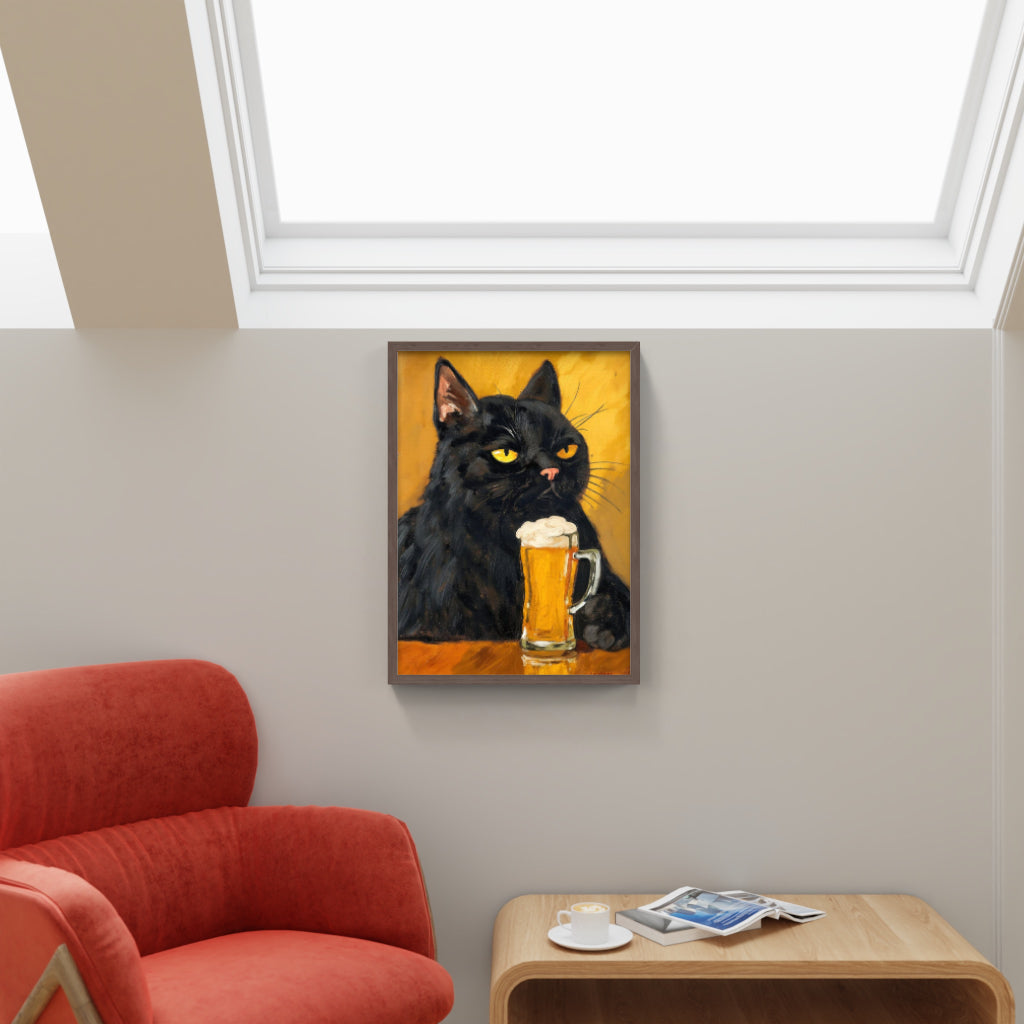 Katt på bar