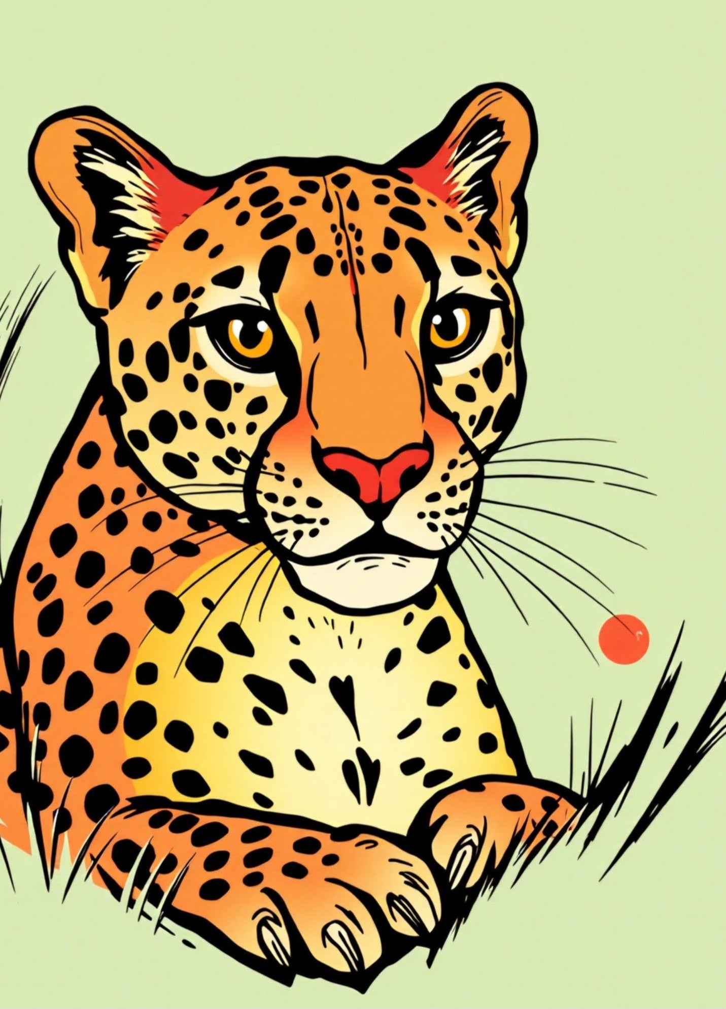 Den lugna leoparden