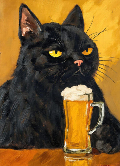 Katt på bar