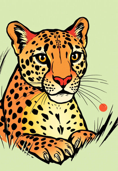 Den lugna leoparden